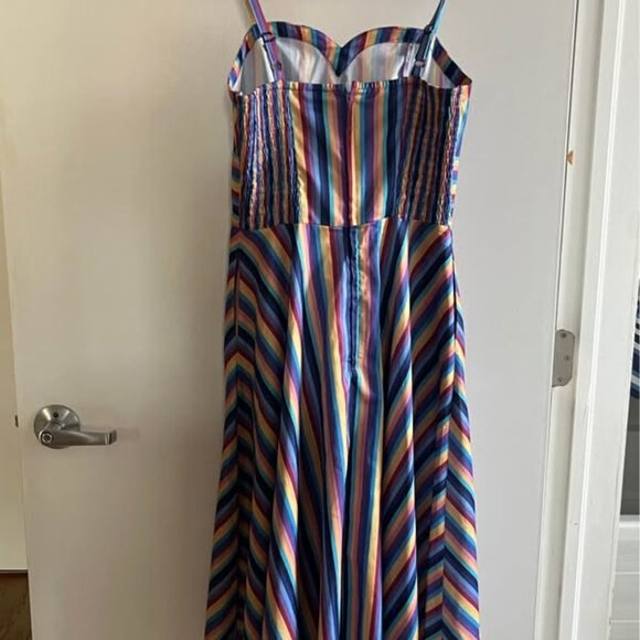 Voodoo Vixen Multicolor Striped Dress - Picture 3 of 4